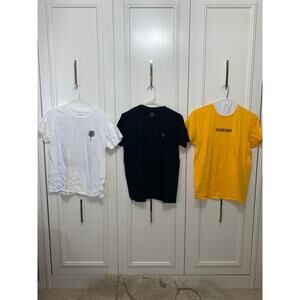 Set of 3 Artist Union Unisex Graphic Print T-Shirt Multicolor Size Medium Casual